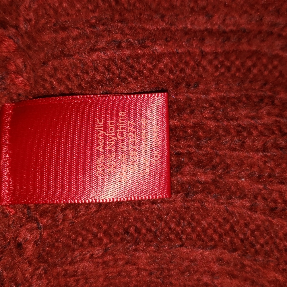 Jennifer Lopez Red Black Pullover Sweater XS - Picture 12 of 14